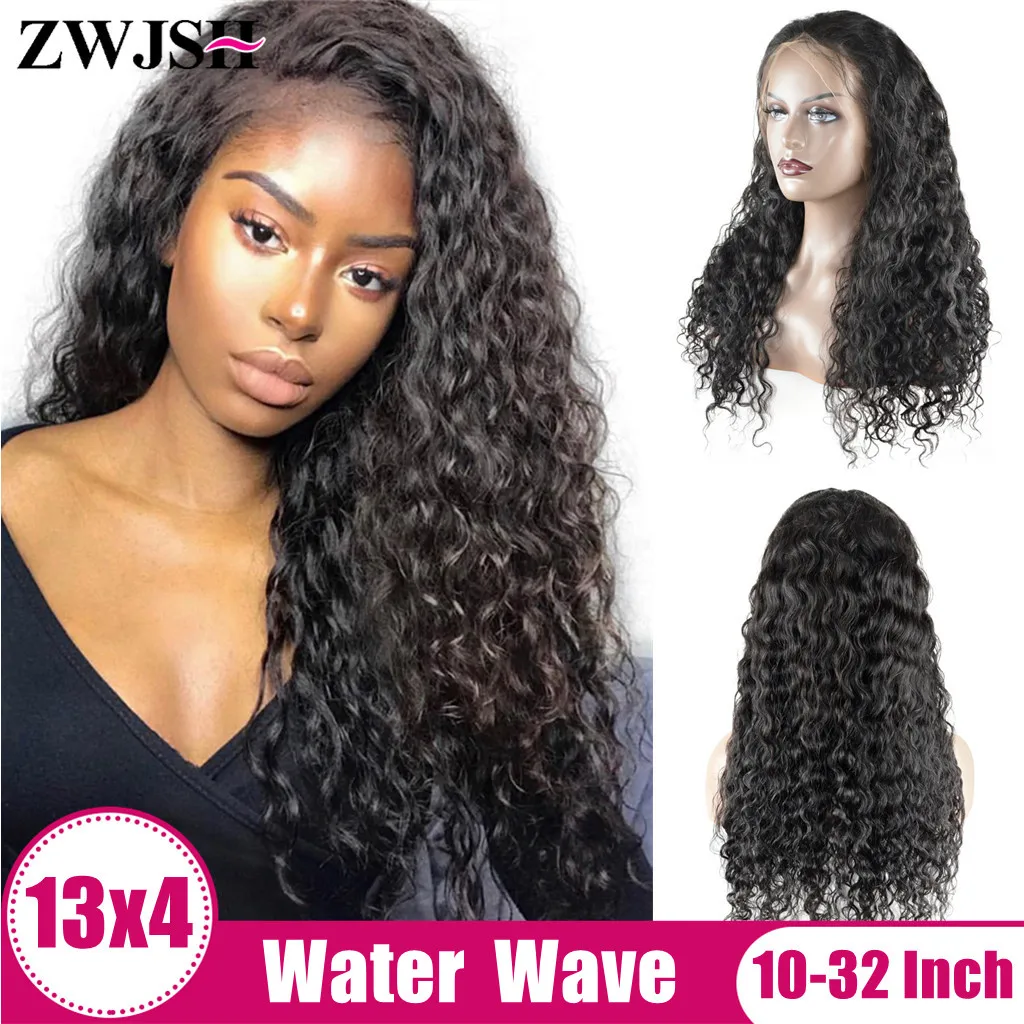 13x4 HD Swiss Lace Front Frontal 4x4 Closure Remy Brazilian Human Hair Wigs for Women Black Water Wave Pre Plucked
13x4 HD Swiss Lace Front Frontal 4x4 Closure Remy Brazilian Human Hair Wigs for Women Black Water Wave Pre Plucked