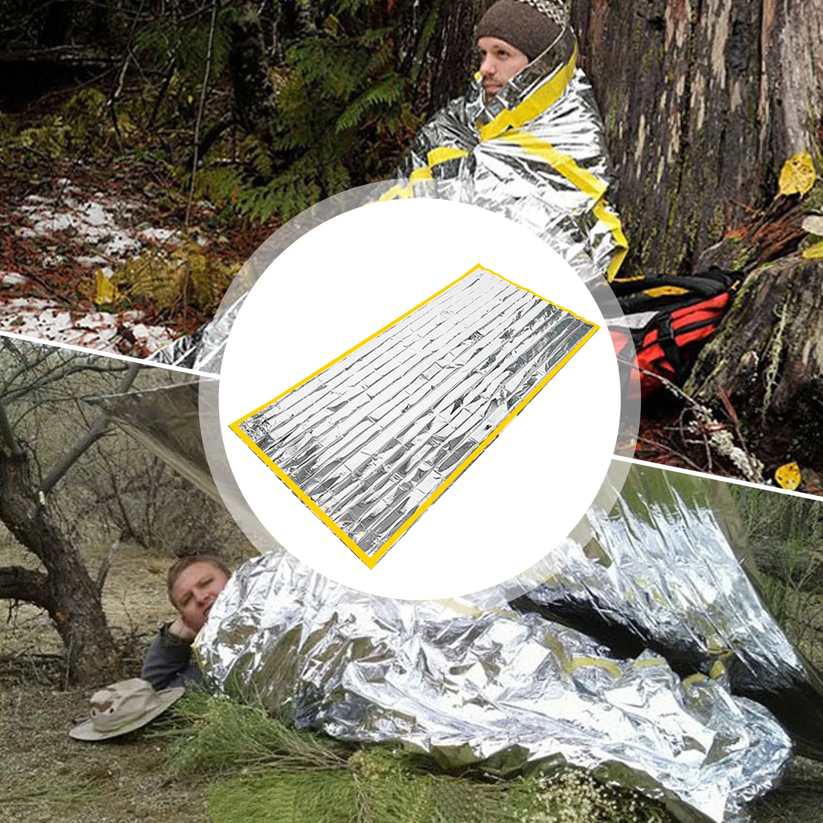 Emergency Sleeping Bag Silver Aluminized Emergency Blanket For Car 12um Emergency Survival Kit For Adults & Kids Indoor &
Emergency Sleeping Bag Silver Aluminized Emergency Blanket For Car 12um Emergency Survival Kit For Adults & Kids Indoor &