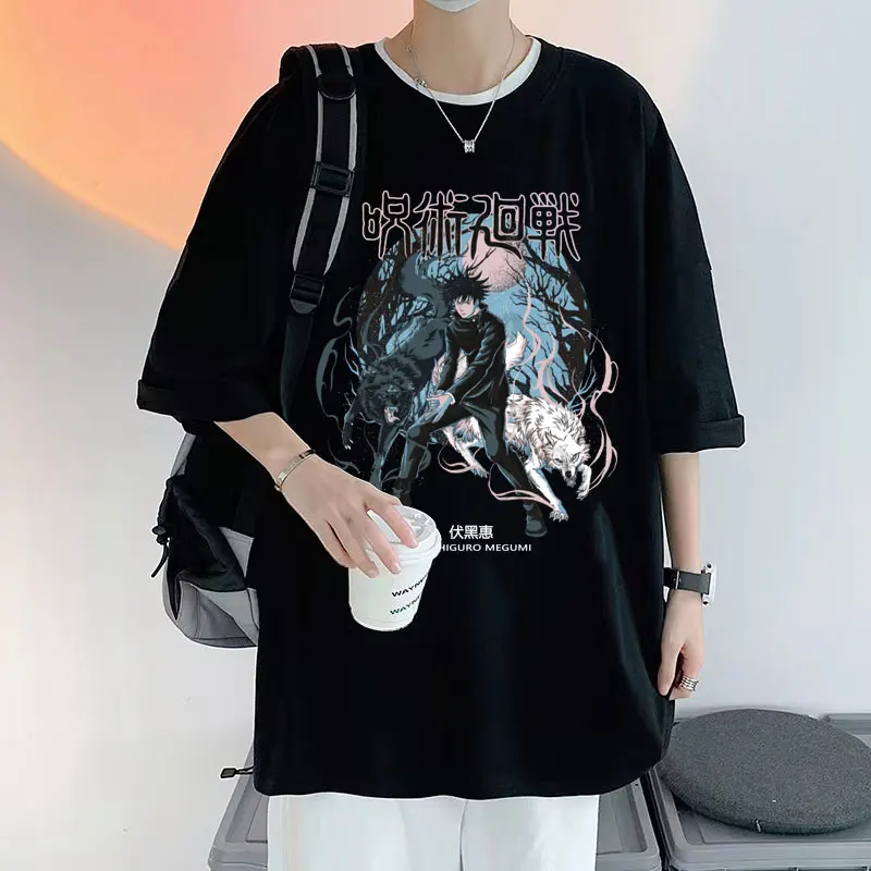 2022 New Megumi Fushiguro Harajuku Print Tees Cartoon Anime Jujutsu Kaisen T Shirts Men Women Casual Loose Short Sleeves Tshirt
2022 New Megumi Fushiguro Harajuku Print Tees Cartoon Anime Jujutsu Kaisen T Shirts Men Women Casual Loose Short Sleeves Tshirt