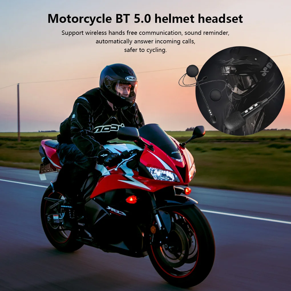 Беспроводные наушники для шлема, Bluetooth-совместимые наушники для звонков, перезаряжаемые наушники, музыкальный плеер со встроенным микрофон...
Беспроводные наушники для шлема, Bluetooth-совместимые наушники для звонков, перезаряжаемые наушники, музыкальный плеер со встроенным микрофон...