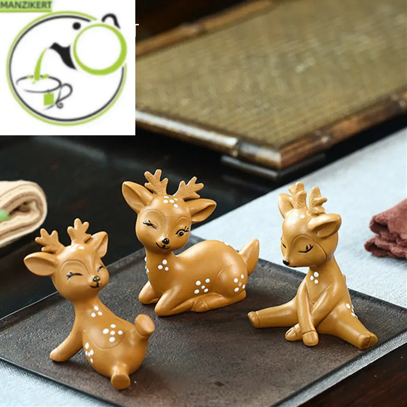 Creative Purple Clay Tea pet Sika deer Statue Tea Figurine Desktop Ornaments Handmade Sculpture Crafts Home Tea Set Decoration
Creative Purple Clay Tea pet Sika deer Statue Tea Figurine Desktop Ornaments Handmade Sculpture Crafts Home Tea Set Decoration