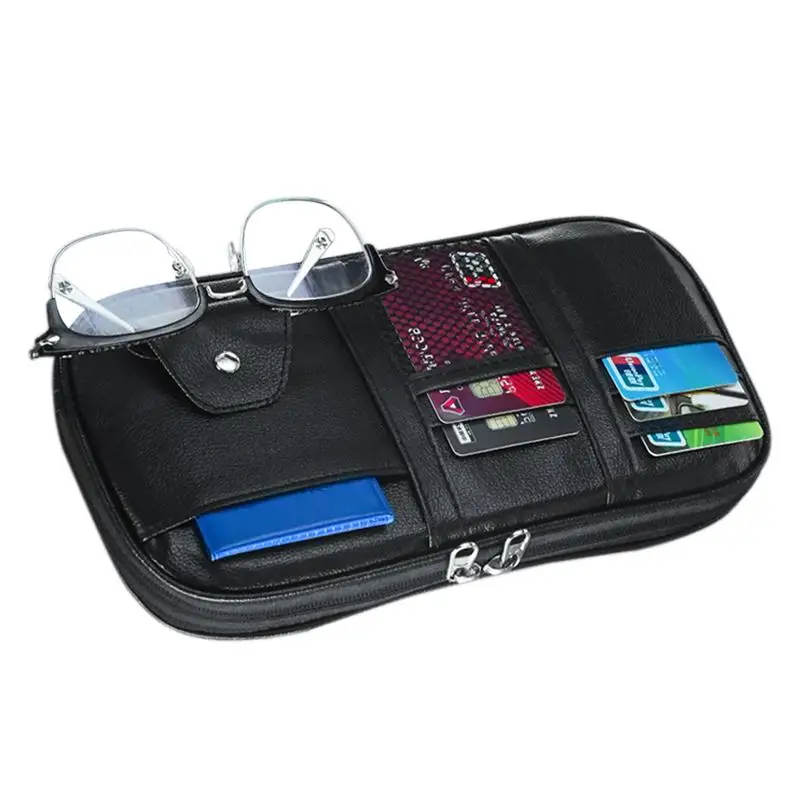 Auto Visor Organizer Sunglasses Holder Card Organizer Ticket Pocket Pen Holder Sunglasses Clip Multi-Pocket Styling Sunshade Bag
Auto Visor Organizer Sunglasses Holder Card Organizer Ticket Pocket Pen Holder Sunglasses Clip Multi-Pocket Styling Sunshade Bag