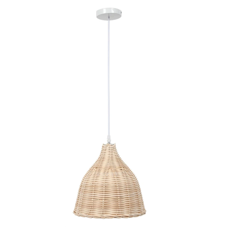 Rattan Hanging Lamp E27 Pendant Light Nordic Chandelier For Kitchen Bedroom Living Room (26Cm In Diameter)Without Bulb
Rattan Hanging Lamp E27 Pendant Light Nordic Chandelier For Kitchen Bedroom Living Room (26Cm In Diameter)Without Bulb