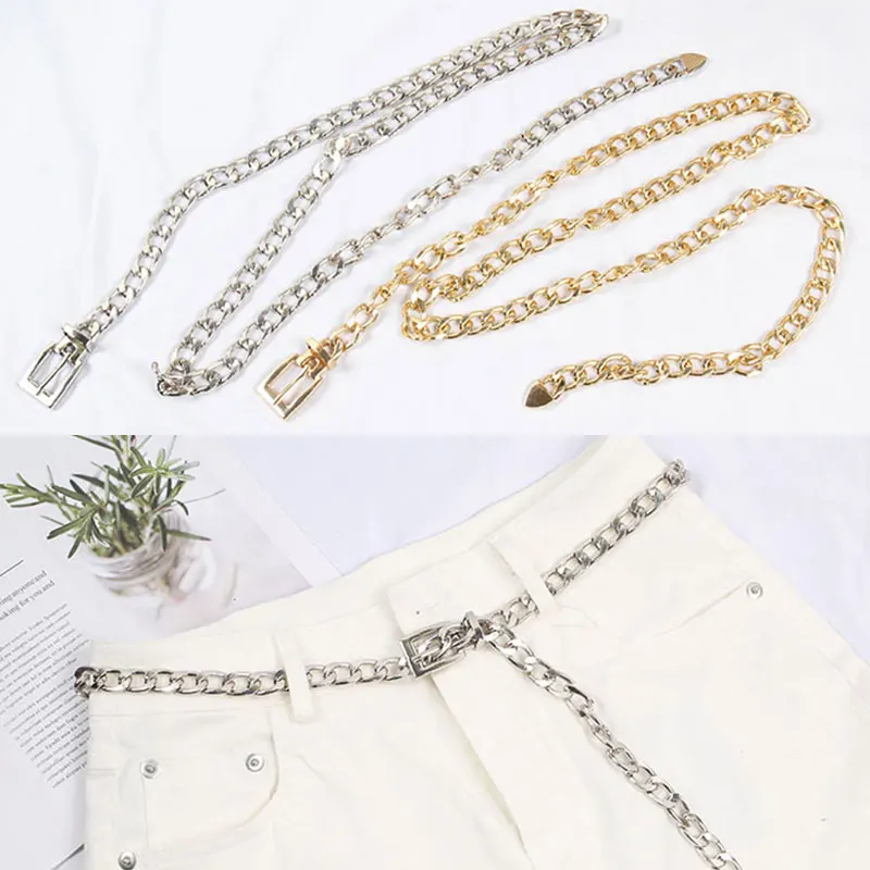 2022 Fashion Female Waistband Metal Belt Chain Punk Hip Hop Women Belt Gold Silver Waist Chain Waist Strap For Jeans Trousers
2022 Fashion Female Waistband Metal Belt Chain Punk Hip Hop Women Belt Gold Silver Waist Chain Waist Strap For Jeans Trousers