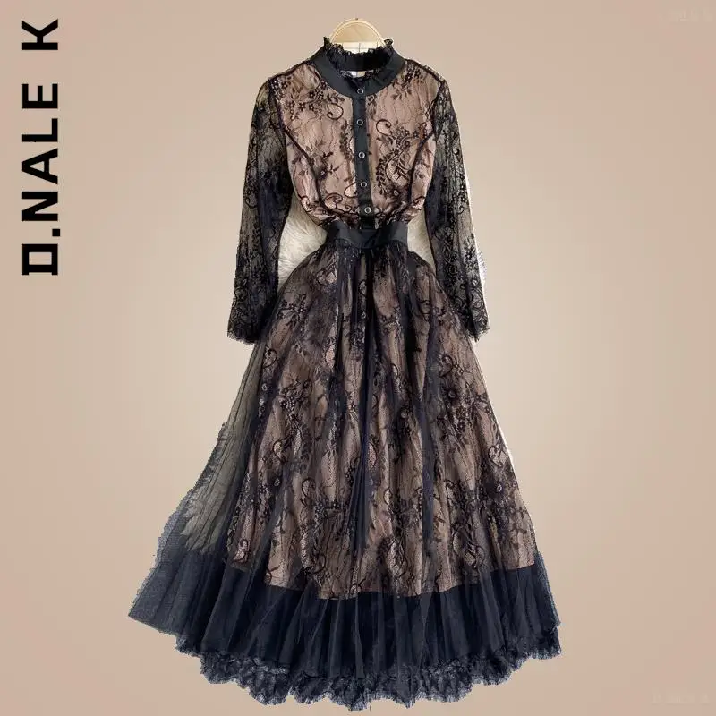 D.Nale K New Women Long Sleeve Dress Vintage Elastic Women Dress Maxi Dress Lace Hollow Out Simple Dresses Woman Female Vestidos
D.Nale K New Women Long Sleeve Dress Vintage Elastic Women Dress Maxi Dress Lace Hollow Out Simple Dresses Woman Female Vestidos