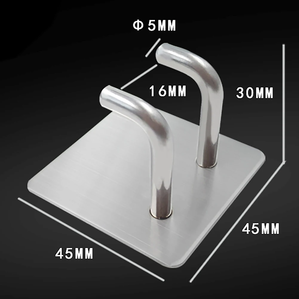 4pcs/pack Clothes Stainless Steel Hotel Hooks Key Wall Hanger Bathroom Towel Hats Self Adhesive Holder Kitchen Door Bag
4pcs/pack Clothes Stainless Steel Hotel Hooks Key Wall Hanger Bathroom Towel Hats Self Adhesive Holder Kitchen Door Bag