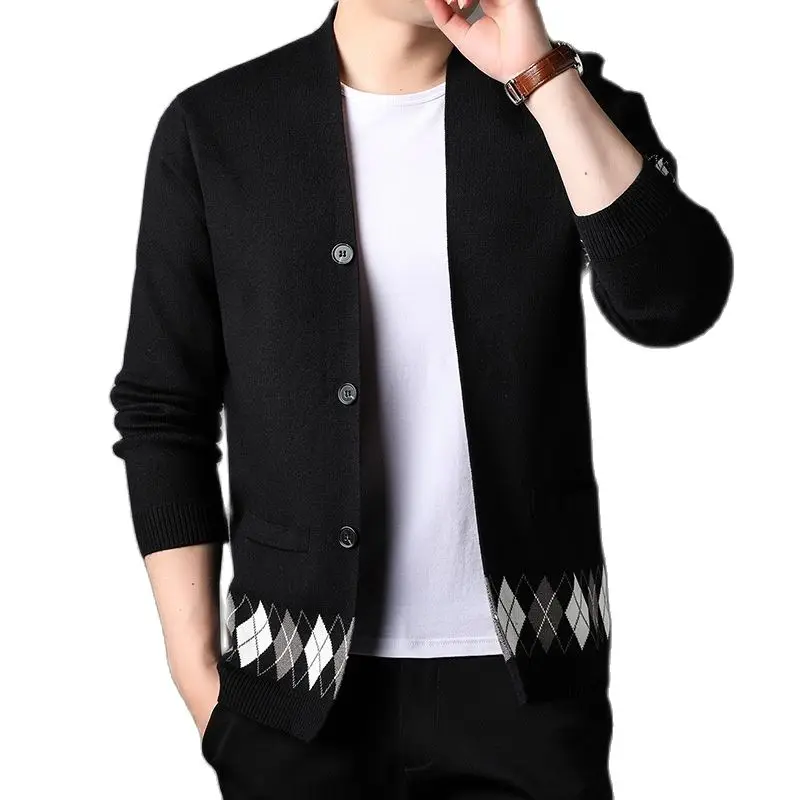 Мужской деловой свитер для отдыха на весну и осень, новый тонкий вязаный свитер, кардиган, куртка
Мужской деловой свитер для отдыха на весну и осень, новый тонкий вязаный свитер, кардиган, куртка