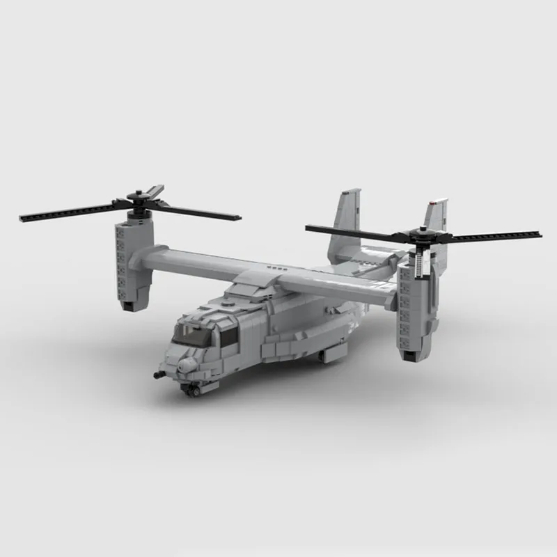 1608PCS WW2 Military MOC V-22 Osprey tiltrotor aircraft Model DIY creative ideas high-tech ChildrenToy Gift Fighter Plane Blocks
1608PCS WW2 Military MOC V-22 Osprey tiltrotor aircraft Model DIY creative ideas high-tech ChildrenToy Gift Fighter Plane Blocks