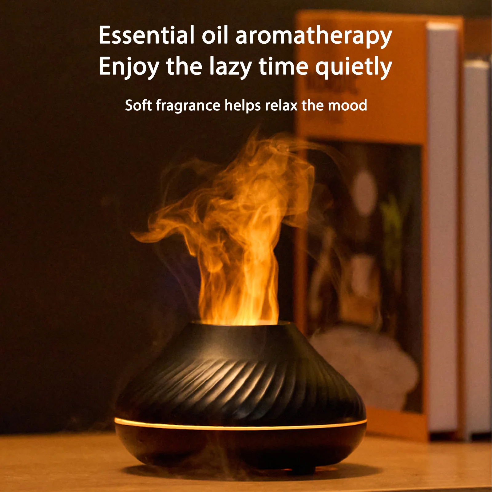 Led Night Lights Aroma Diffuser Simulation Flame 130ml Air Humidifier USB Quiet Aromatherapy Diffuser Sprayer for Bedroom Office
Led Night Lights Aroma Diffuser Simulation Flame 130ml Air Humidifier USB Quiet Aromatherapy Diffuser Sprayer for Bedroom Office