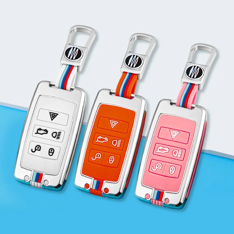 Car Key Case Cover for Land Rover Range Rover Sport Discovery 3 4 Elander 2 Evoque Accessories Holder Shell Keychain Styling
Car Key Case Cover for Land Rover Range Rover Sport Discovery 3 4 Elander 2 Evoque Accessories Holder Shell Keychain Styling