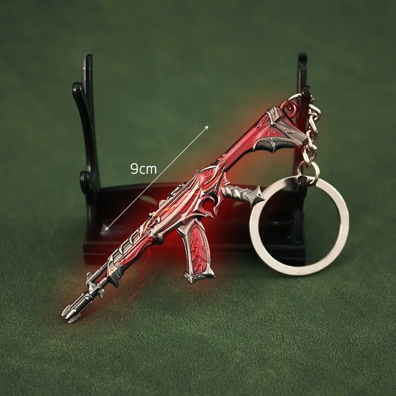 Valorant Weapon 9cm Keychain Rifles Reaver VFX Vandal Melee Reaver 2.0 Karambit Knife Game Samurai Sword Model Kid Gift Toy
Valorant Weapon 9cm Keychain Rifles Reaver VFX Vandal Melee Reaver 2.0 Karambit Knife Game Samurai Sword Model Kid Gift Toy