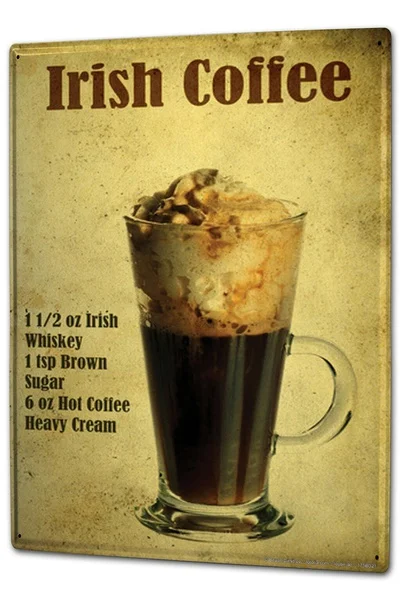Жестяной знак алкоголь Ретро ирландский кофе кухня кофе бар украшение
Жестяной знак алкоголь Ретро ирландский кофе кухня кофе бар украшение