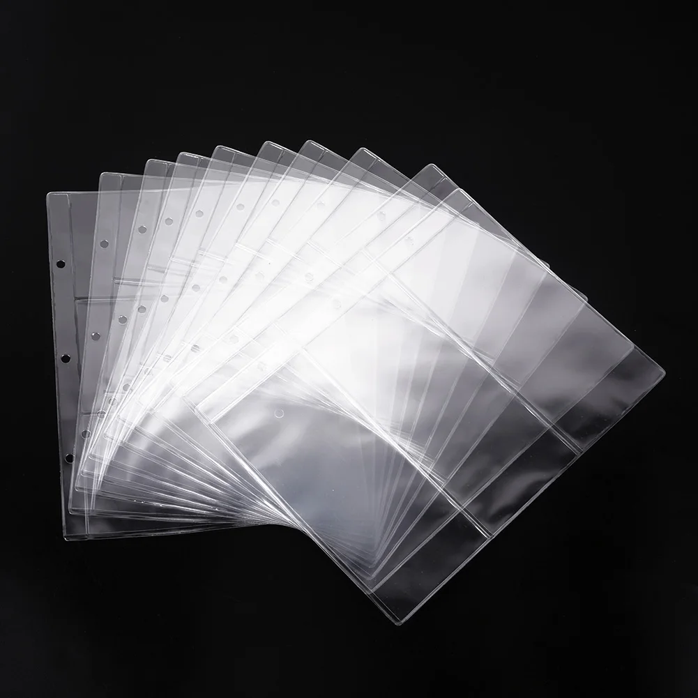 PVC Paper Money Album Transparent Accessories Portable Folders Holder 10Pcs Banknotes Page Currency Binder Sleeves
PVC Paper Money Album Transparent Accessories Portable Folders Holder 10Pcs Banknotes Page Currency Binder Sleeves