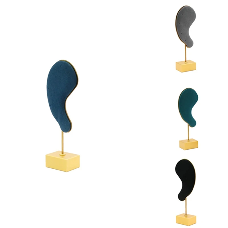 Fashion Earring Display Stand Microfiber Earring Holder Ear-Shaped Ear Clip Stud Jewelry Display Organizer Stand
Fashion Earring Display Stand Microfiber Earring Holder Ear-Shaped Ear Clip Stud Jewelry Display Organizer Stand