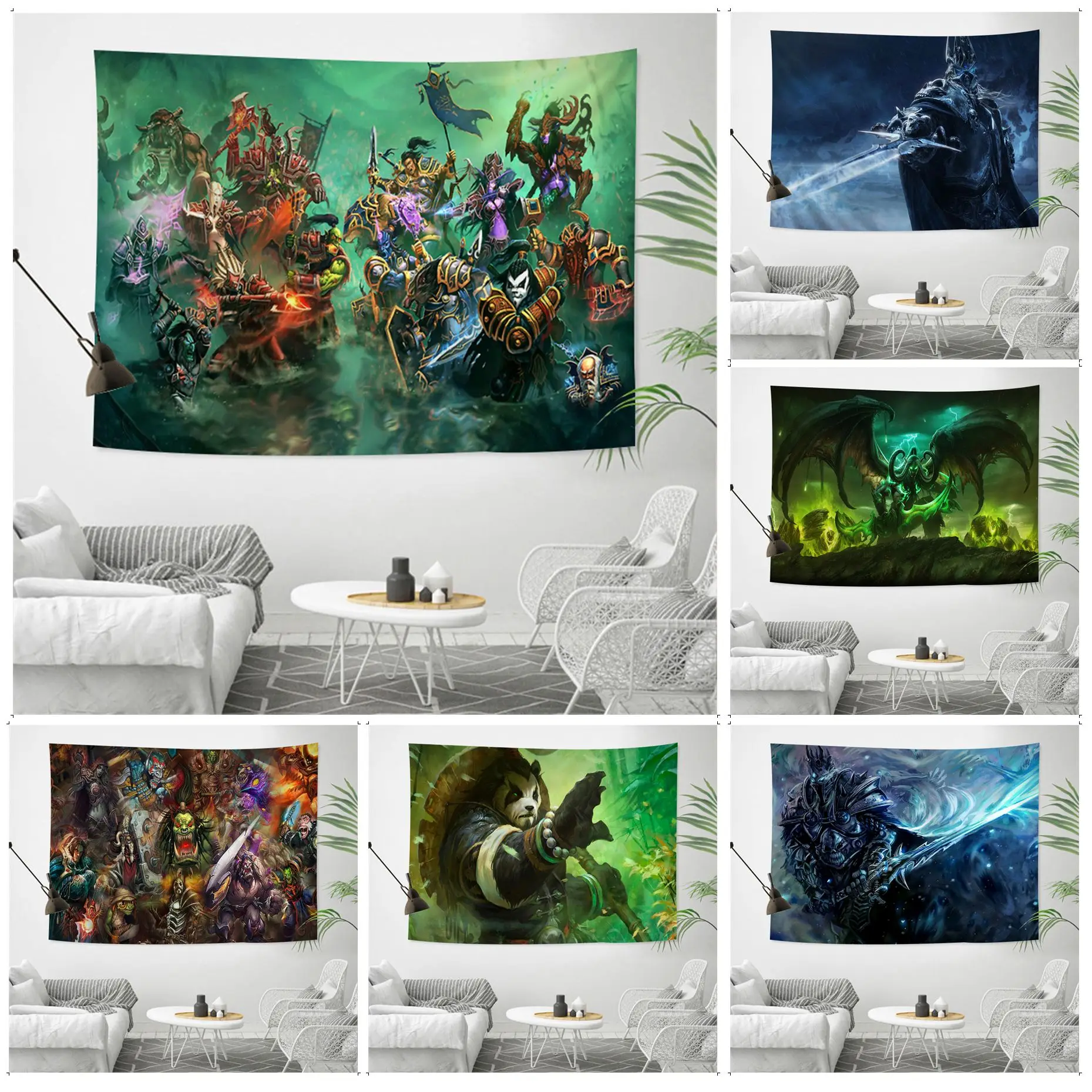World Of Warcraft Game Printing Cartoon Tapestry For Living Room Home Dorm Decor Wall Hanging Home Decor
World Of Warcraft Game Printing Cartoon Tapestry For Living Room Home Dorm Decor Wall Hanging Home Decor