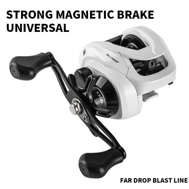 High Speed Baitcasting Reel Max Drag 8kg 6.3:1 with Aluminum Spool Carp Sea Fishing Tackle Casting Lure Fishing Reel Pesca
High Speed Baitcasting Reel Max Drag 8kg 6.3:1 with Aluminum Spool Carp Sea Fishing Tackle Casting Lure Fishing Reel Pesca