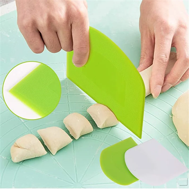 Cake Cream Spatula Dough Plastic Cutter Butter Batter Scraper Decorating Smooth Edge Spatulas Baking Pastry Kitchen Tools
Cake Cream Spatula Dough Plastic Cutter Butter Batter Scraper Decorating Smooth Edge Spatulas Baking Pastry Kitchen Tools