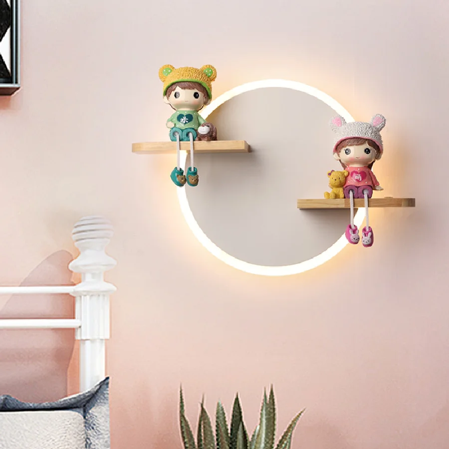 Bedroom wall lamp bedside lighting simple modern aisle creative Nordic cartoon children's room LED lamp
Bedroom wall lamp bedside lighting simple modern aisle creative Nordic cartoon children's room LED lamp