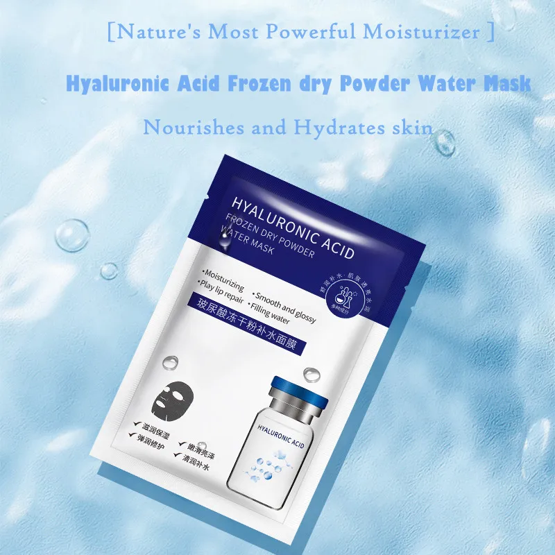 Hyaluronic acid freeze-dry powder moisturizing mask moisturizing shrink pore moisturizing mask repair water mask
Hyaluronic acid freeze-dry powder moisturizing mask moisturizing shrink pore moisturizing mask repair water mask