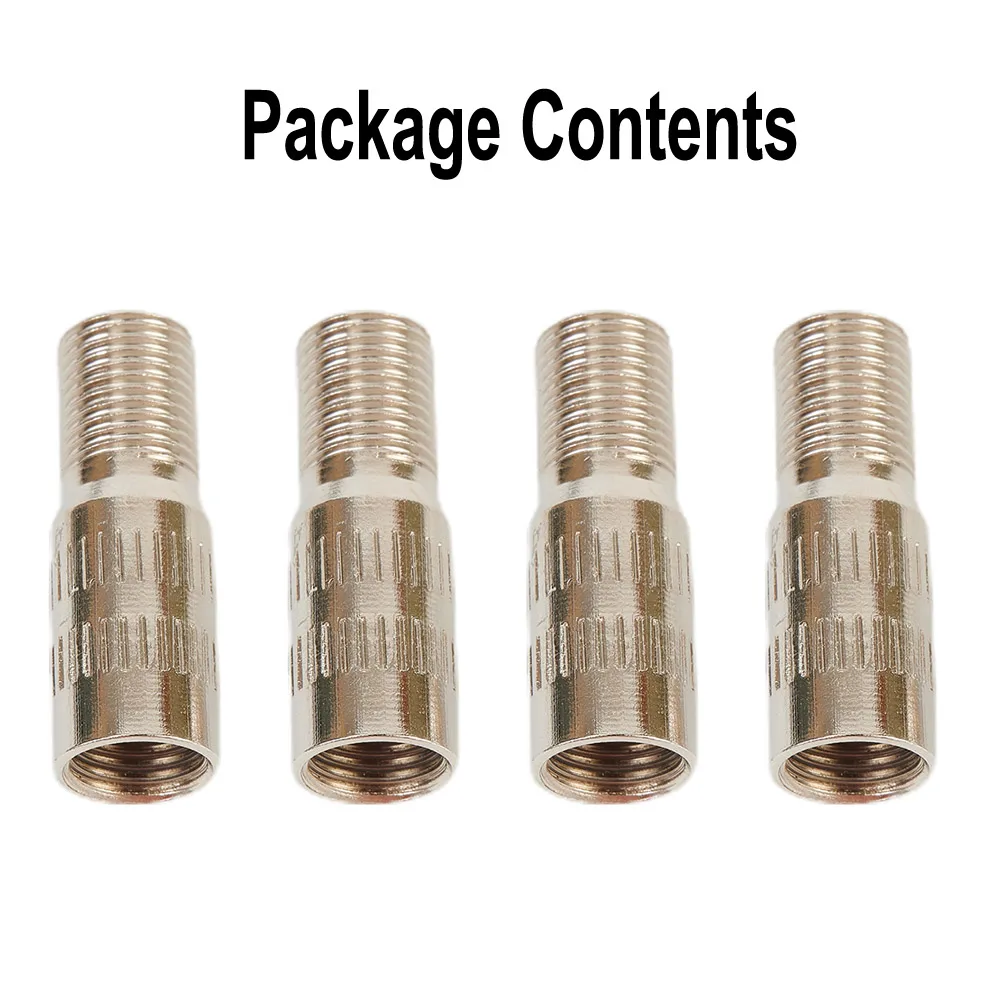 Wheel Valve Stem Extensions 25mm Tyre Universal 27mm 4pcs Brass Car Chrome Extender Screw-On Silver Tone Durable
Wheel Valve Stem Extensions 25mm Tyre Universal 27mm 4pcs Brass Car Chrome Extender Screw-On Silver Tone Durable