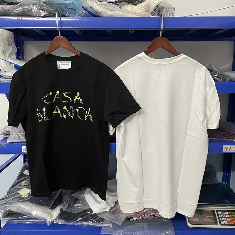 23SS, лучшее качество, хлопковая Футболка с принтом для теннисного клуба Касабланки для мужчин и женщин, 1:1
23SS, лучшее качество, хлопковая Футболка с принтом для теннисного клуба Касабланки для мужчин и женщин, 1:1