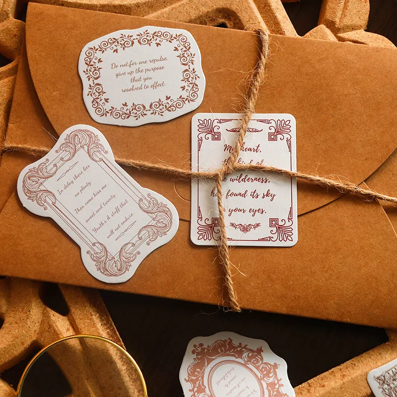 30sheets/pack Box Sticker English Series Simple Retro Text Hand Account DIY Envelope Postcard Stationery Decorative Stickers
30sheets/pack Box Sticker English Series Simple Retro Text Hand Account DIY Envelope Postcard Stationery Decorative Stickers