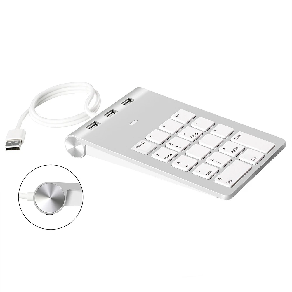 Mini Numeric Keypad Keyboard 18Keys Numeric Key Pad Numpad Number Pad with 3 Ports Usb Hub for Laptop Desktop Pc
Mini Numeric Keypad Keyboard 18Keys Numeric Key Pad Numpad Number Pad with 3 Ports Usb Hub for Laptop Desktop Pc