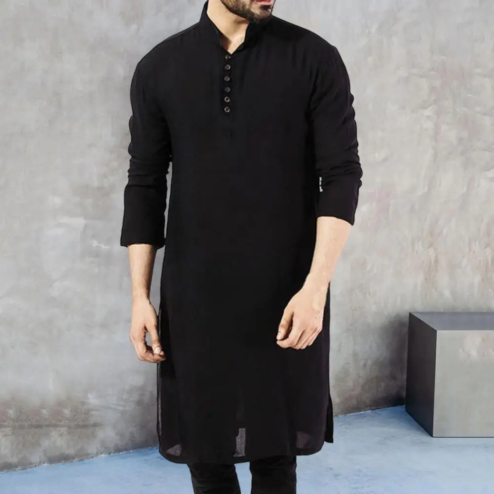 Cotton Men's Sleep Robes Solid Color Long Sleeve Nightgown O Neck Leisure Mens Bathrobes Comfort 2023 Homewear Plus Size 
Cotton Men's Sleep Robes Solid Color Long Sleeve Nightgown O Neck Leisure Mens Bathrobes Comfort 2023 Homewear Plus Size