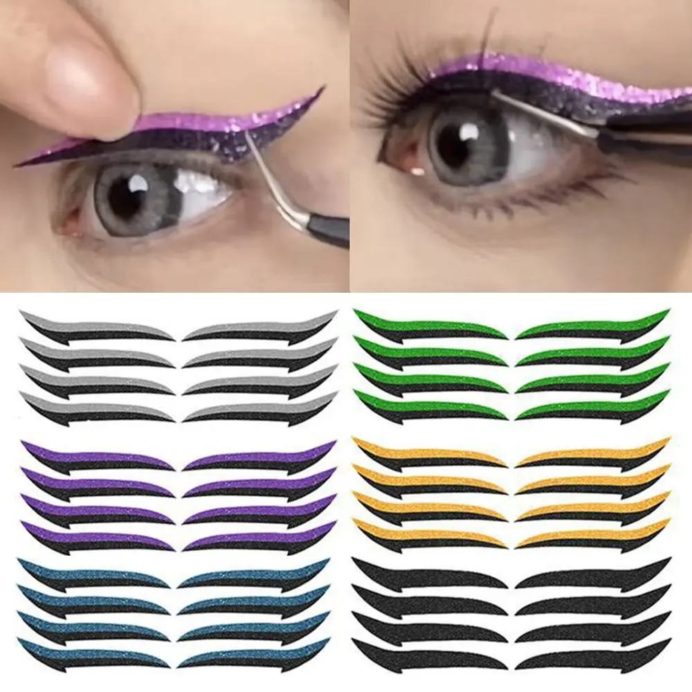 4 Pairs Super Unique Blue Eyeliner Sticker Shiny Stage Performance Double Eyelid Line Decals Delicate Fashion Festival Patch
4 Pairs Super Unique Blue Eyeliner Sticker Shiny Stage Performance Double Eyelid Line Decals Delicate Fashion Festival Patch
