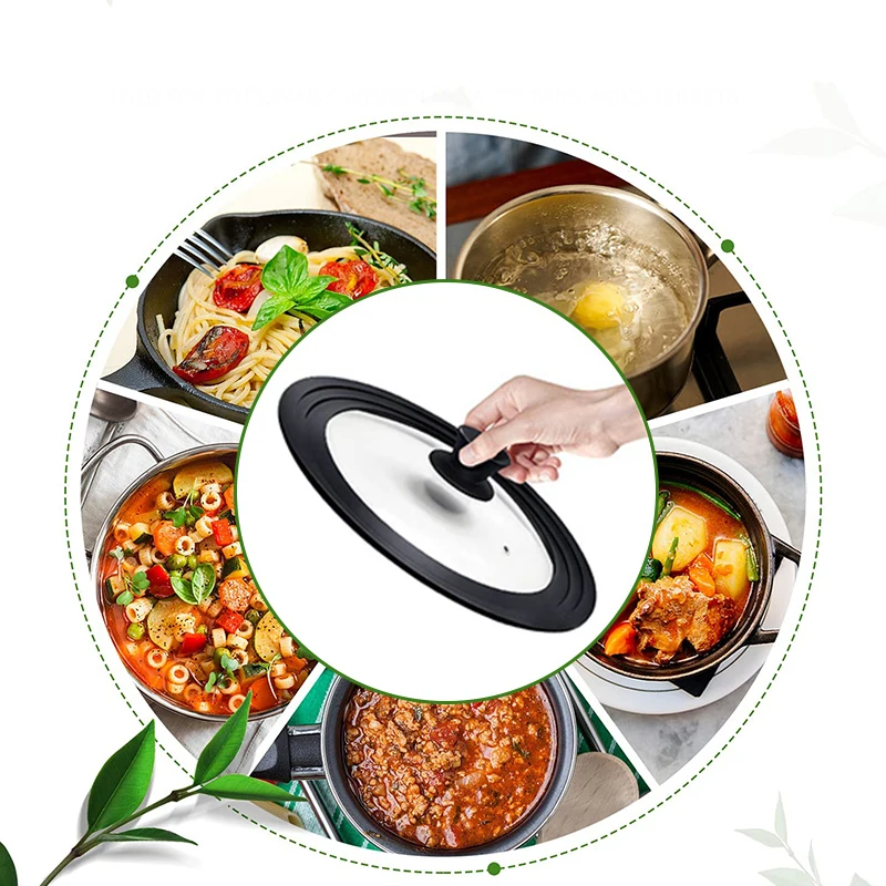 Визуальная Крышка для горшка FHEAL, многофункциональная стеклянная крышка для сковороды, стеклянная круглая силиконовая крышка для сковород...
Визуальная Крышка для горшка FHEAL, многофункциональная стеклянная крышка для сковороды, стеклянная круглая силиконовая крышка для сковород...