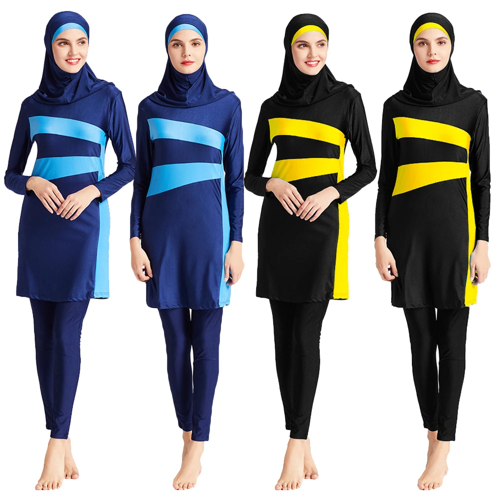 Burkini Femme Musulmane Full Cover 3 Pieces Set Modest Burkinis Women Muslim Hijab Swimsuit Full Cover Swimwear Bathing Suit 3PC
Burkini Femme Musulmane Full Cover 3 Pieces Set Modest Burkinis Women Muslim Hijab Swimsuit Full Cover Swimwear Bathing Suit 3PC