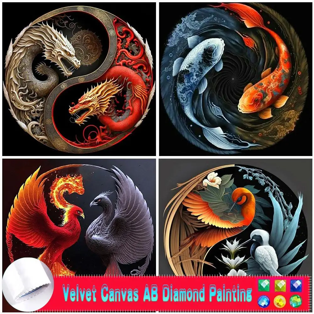 Алмазная вышивка «дракон», новая картина 2023 AB, бархатная картина из страз, мозаика с птицами, наборы для вышивки крестиком, домашний декор
Алмазная вышивка «дракон», новая картина 2023 AB, бархатная картина из страз, мозаика с птицами, наборы для вышивки крестиком, домашний декор