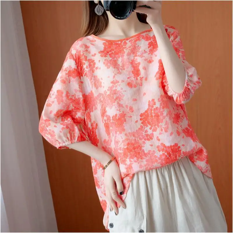 Cotton Linen Short Sleeve Loose Top One Piece Top Shirt Tees Casual Cotton vintage clothes clothing harajuku
Cotton Linen Short Sleeve Loose Top One Piece Top Shirt Tees Casual Cotton vintage clothes clothing harajuku