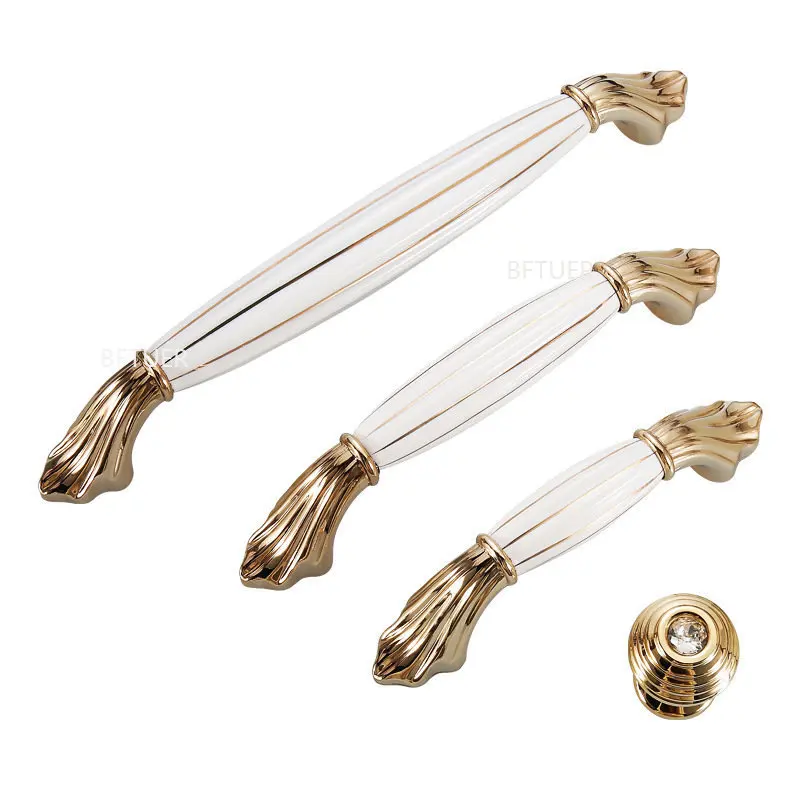 Cabinet Handles Aluminum Alloy Door Kitchen Knobs Cabinet Pulls Drawer Knobs Handle Ivory White Ceramic European 
Cabinet Handles Aluminum Alloy Door Kitchen Knobs Cabinet Pulls Drawer Knobs Handle Ivory White Ceramic European