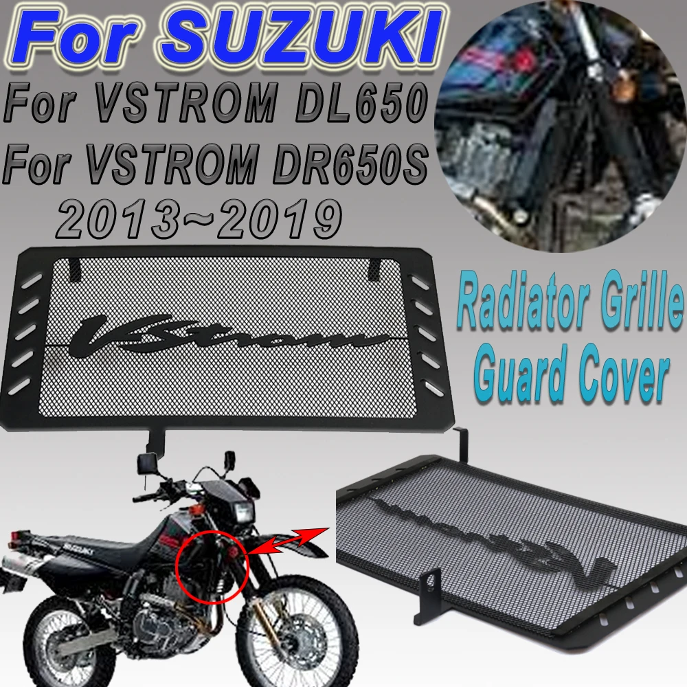 For Suzuki DL650 VSTROM DL 650 DR650S 2013-2019 Motorcycle Parts Radiator Grille Cover Guard Protection Protetor Radiator Guard
For Suzuki DL650 VSTROM DL 650 DR650S 2013-2019 Motorcycle Parts Radiator Grille Cover Guard Protection Protetor Radiator Guard