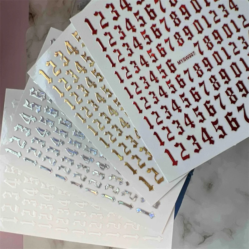 1Pcs Numbers Decals 3D Nail Art Stickers Letter Alphabet Sticker Self-Adhesive Slider Nail Art Decoration For Manicure Accessory
1Pcs Numbers Decals 3D Nail Art Stickers Letter Alphabet Sticker Self-Adhesive Slider Nail Art Decoration For Manicure Accessory