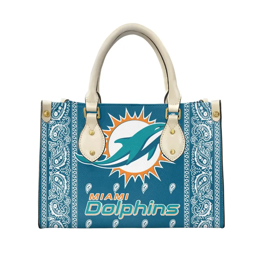 Miami Women Dolphins Luxury Tote Bags Football Pattern Ladies Handbag Large Capacity Messenger Bag Top-Handle Bag Bags For Wome
Miami Women Dolphins Luxury Tote Bags Football Pattern Ladies Handbag Large Capacity Messenger Bag Top-Handle Bag Bags For Wome