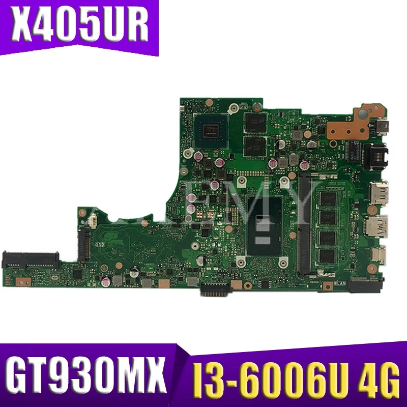 SAMXINNO For ASUS X405U X405UN X405UR X405UQ X405URP X405UF Laotop Mainboard X405UR Motherboard W/ I3-6006U 4GB RAM GT930MX
SAMXINNO For ASUS X405U X405UN X405UR X405UQ X405URP X405UF Laotop Mainboard X405UR Motherboard W/ I3-6006U 4GB RAM GT930MX