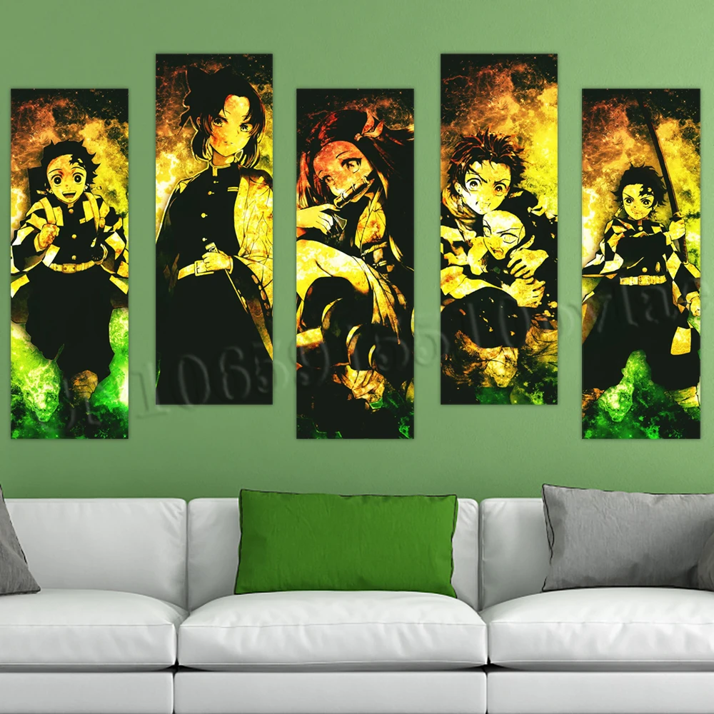 PVC Wall Art HD Prints Demon Slayer Poster Kamado Nezuko Home Decor Kochou Shinobu Painting For Bedroom Self-adhesive Pictures
PVC Wall Art HD Prints Demon Slayer Poster Kamado Nezuko Home Decor Kochou Shinobu Painting For Bedroom Self-adhesive Pictures