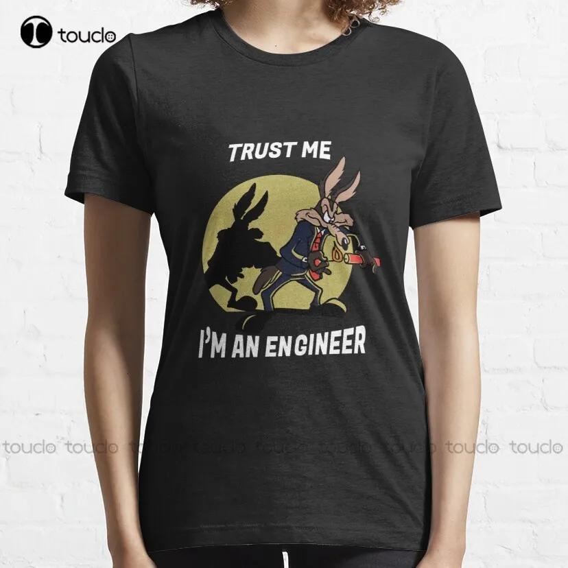 Поверьте мне я инженер футболка мужская рубашка на заказ Подростковая унисекс с