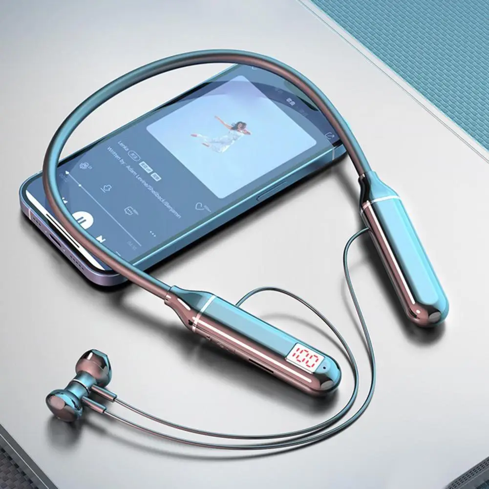 Neckband Earphone LED Digital Display Super Long Standby Magnetic Adsorption Wireless Bluetooth Sport Music Headset
Neckband Earphone LED Digital Display Super Long Standby Magnetic Adsorption Wireless Bluetooth Sport Music Headset