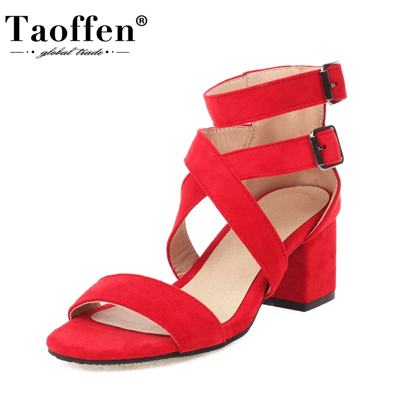 Taoffen Plus Size 34-43 Women Sandals 2022 Ankle Strap Zipper Fashion Summer Ladies Shoes Party Club Ins Hot Shoes Footwear
Taoffen Plus Size 34-43 Women Sandals 2022 Ankle Strap Zipper Fashion Summer Ladies Shoes Party Club Ins Hot Shoes Footwear