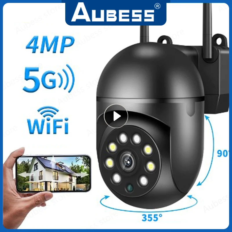 Wi-Fi IP-камера с увеличением для наружного видеонаблюдения, 2,4 + 5G, Двухчастотная камера с цветным ночным видением, Ai-камера с обнаружением человека, 2-стороннее Аудио
Wi-Fi IP-камера с увеличением для наружного видеонаблюдения, 2,4 + 5G, Двухчастотная камера с цветным ночным видением, Ai-камера с обнаружением человека, 2-стороннее Аудио