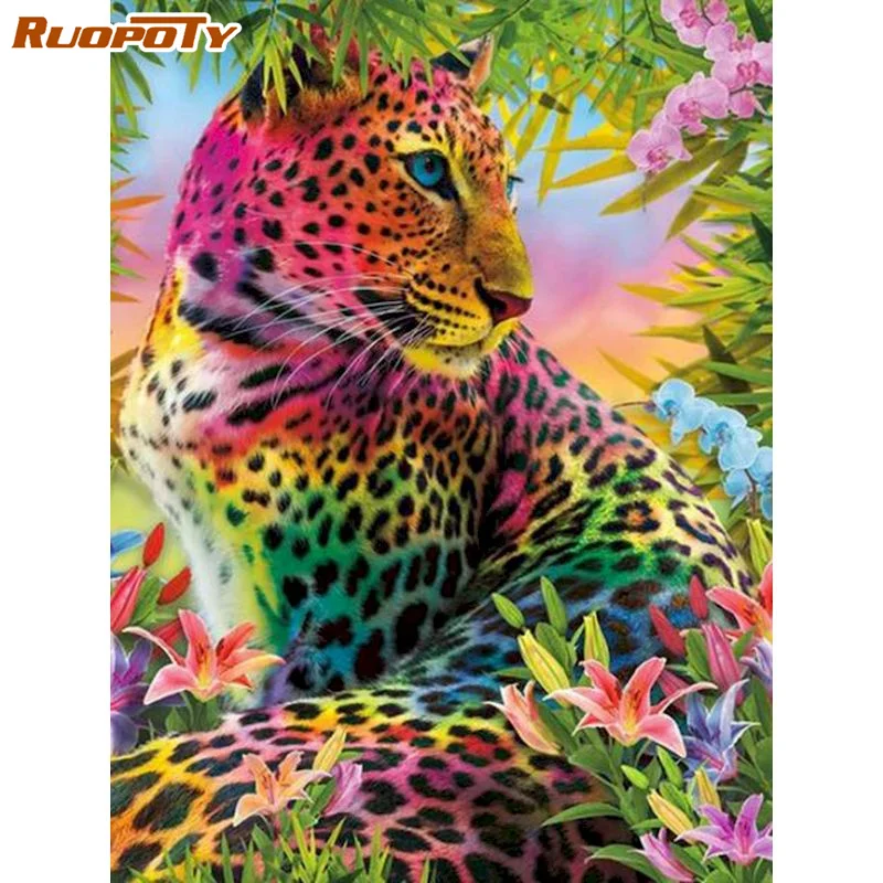 RUOPOTY Diamond Embroidery Leopard Picture Of Rhinestones Diamond Painting Animal Cross Stitch Sale Handmade Hobby
RUOPOTY Diamond Embroidery Leopard Picture Of Rhinestones Diamond Painting Animal Cross Stitch Sale Handmade Hobby