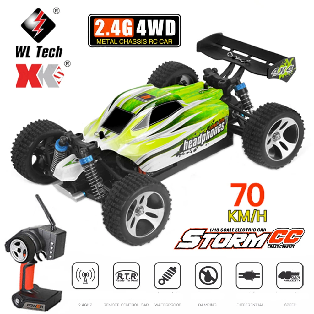 WLtoys A959 1:18 Электрический Радиоуправляемый автомобиль Модернизированная версия 70 км/ч 4WD 2,4G Радиоуправляемый автомобиль Высокая скорость вн...
WLtoys A959 1:18 Электрический Радиоуправляемый автомобиль Модернизированная версия 70 км/ч 4WD 2,4G Радиоуправляемый автомобиль Высокая скорость вн...