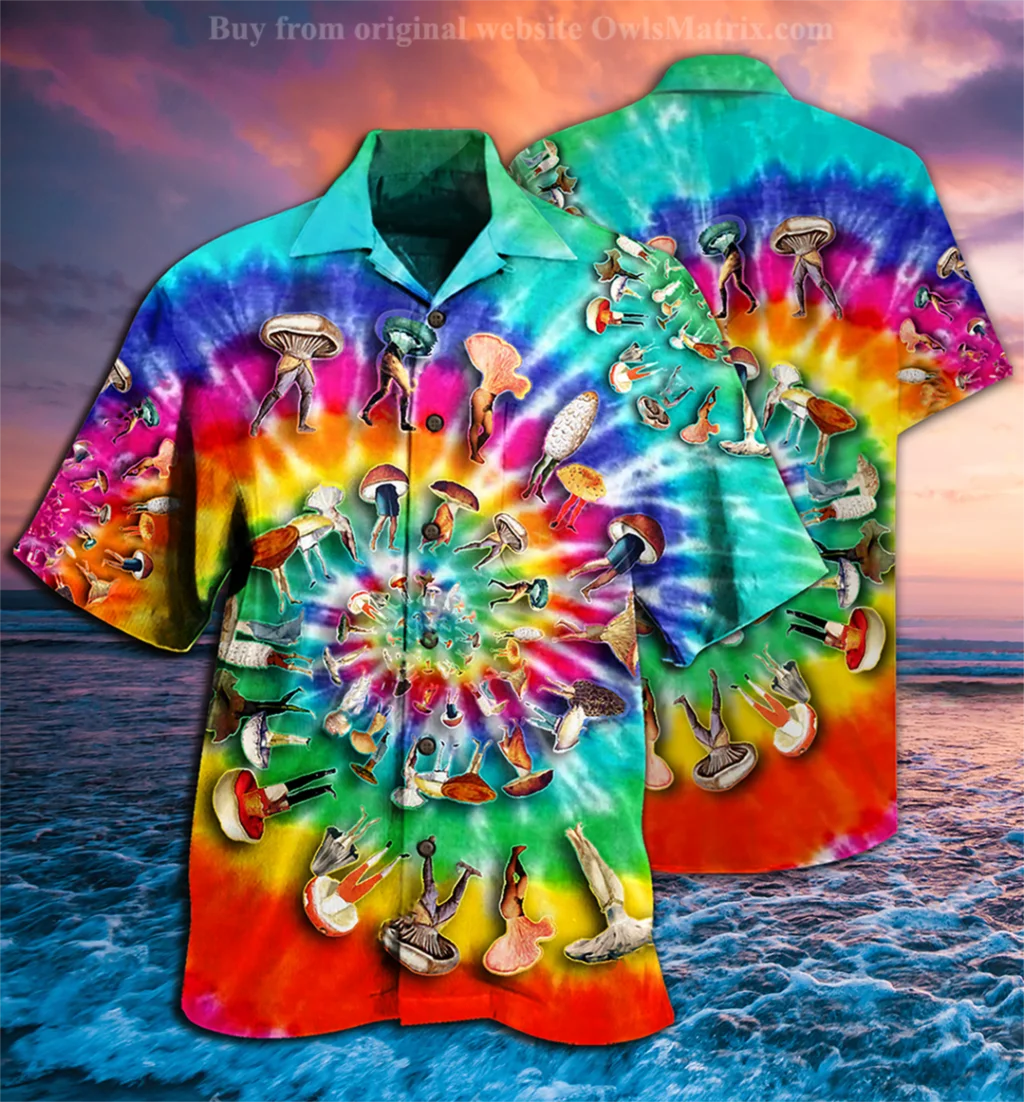 New Hawaiian Shirts For Men Colorful Mushroom Short Sleeve Button Up Cartoon Shirts Summer Oversize For Men Women 5xl
New Hawaiian Shirts For Men Colorful Mushroom Short Sleeve Button Up Cartoon Shirts Summer Oversize For Men Women 5xl