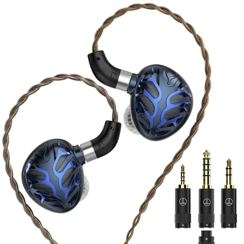 Плоские Внутриканальные наушники TRN hi-fi проводные наушники-вкладыши с монитором