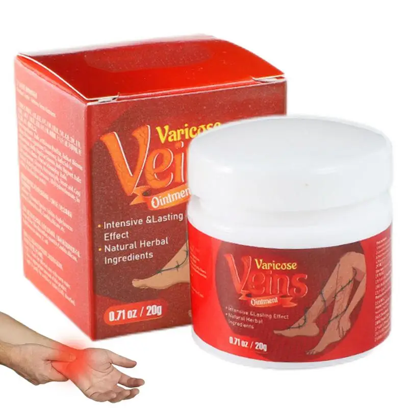 

Spider Vein Treat For Legs Spider Veins Repair Cream 20g Varicose Vein Soothing Massage Cream For Legs Body & Arms Relieve