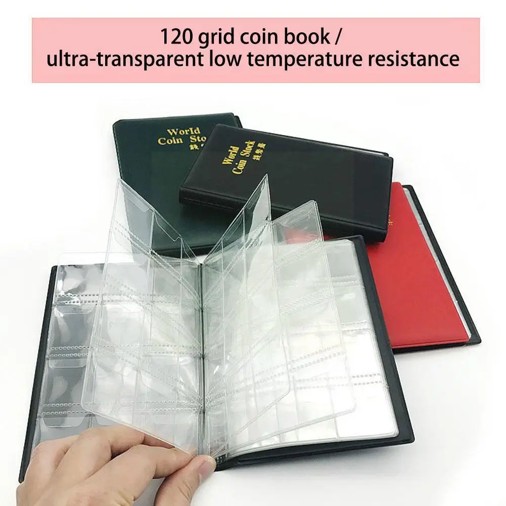 120 Pockets World Coin Stock Collection Book Transparent Coins Storage Scrapbook Savings Holder Organizer Album Pvc Photo M K1o4
120 Pockets World Coin Stock Collection Book Transparent Coins Storage Scrapbook Savings Holder Organizer Album Pvc Photo M K1o4