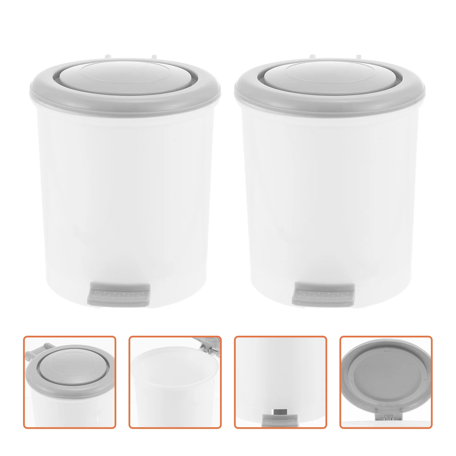 2pcs Countertop Trash Can Press Trash Can Kitchen Garbage Cans Trash Can Office Garbage Container Bin
2pcs Countertop Trash Can Press Trash Can Kitchen Garbage Cans Trash Can Office Garbage Container Bin